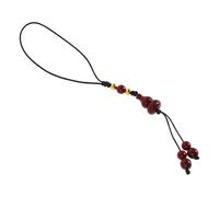 LRXIYODE Chinese Style Gourd Keychain Pendant Handmade Inspirational Bag Charm for Car Keys Purse Unique Accessory Fortunate Symbolism for Women