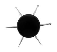 LRXIYODE Circular Nail Dotting Tool for Manicure Nail Art Durable Black Multi Function Stylus Pen and Pattern Tracing Suitable for Women and Embossing Designs