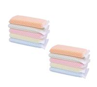 LRXIYODE Cleaning Pads with Powerful Scrubbing Surface Sponge Scrubber 10pcs and Highly Absorbent Material Kitchen Dishcloths Random Color for Washing Dishes and Sinks
