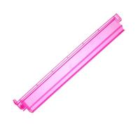 LRXIYODE Clear Transparent Mahjong Domino Rack and Pusher Combo American Mahjong Tile Organizer with Rose Red Accent Crystal Design for Board Game Enthusiasts