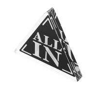 LRXIYODE Code Dealer Button for Poker Game Chips Double Sided Game Markers Card Dealer Button Reward Coins Black Acrylic