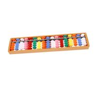 LRXIYODE Column Chinese Style Abacus Counting Tool for Vintage Arithmetic Math Learning Aid Fine Motor Skill Enhancer Cognitive Development Suitable for School and Home Use