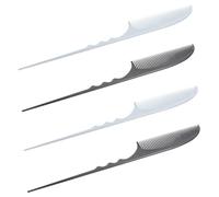 LRXIYODE Comb Set for Black Hair Tail Comb 4Pcs Carbon Fiber Styling Tool for Fine Hair Daily Life and Formal Occasions for Beauty Lovers