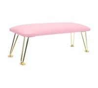 LRXIYODE Comfortable Nail Hand Rest Pillow with Leather Cover Removable Design Thickened Support Wrist Cushion for Manicure and Salon Use Portable Pink Hand Pad