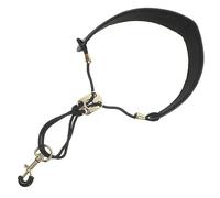 LRXIYODE Comfortable Saxophone Neck Strap Black Sax Strap with Thick Padding Breathable Design Durable Material for Alto Soprano Use