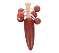 LRXIYODE Compact Wooden Hand Rattle for Boy Girl Lightweight Safe Traditional Handheld Musical Instrument for Rattling Drum to Develop Listening and Musical Skills