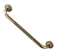 LRXIYODE Copper Shower Grab Bar Handle with Non-Skid Support for Elderly and Seniors Multi-Functional Bathroom Safety Handrail for Bathtub and Toilet Stability Comfortable Grip Design