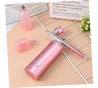 LRXIYODE Cordless Airbrush Kit Air Compressor, Pink 2-speed Electric Air Brush for Nails, Usb Rechargeable Portable Airbrush Paint Set for Makeup and Nail Art