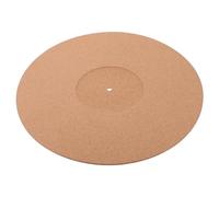 LRXIYODE Cork Turntable Mat for Record Player Vinyl Slipmat Anti-static Protective Pad with Groove 297mm Diameter 3mm Thickness for Dj Equipment and Vinyl Accessories