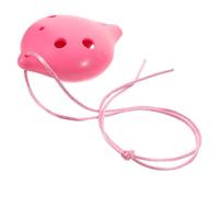 LRXIYODE Creative 6-Hole Plastic Ocarina Wind Instrument for Beginners, Portable and Sturdy Resin Mid-Range Ocarina Anti-Drop Design, Beginner Practice Musical Instrument for Children