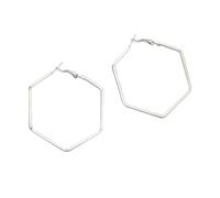 LRXIYODE Creative Hexagonal Earrings for Women Simple Fashion Ear Studs Unique Design Jewelry present Occasion Durable and Ear Accessories