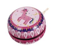 LRXIYODE Creative Iron Finger Yo Yo with Cute Unicorn Design Lightweight and Yoyo Ball for Hand Eye Coordination and Fun Play Childrens Educational Gift