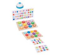 LRXIYODE Creative Wooden Arrow Direction Game for Interactive Cognitive Fun Enhances Concentration Coordination and Intelligence Safe Design with Fresh Colors for Parent Play