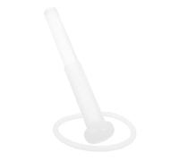 LRXIYODE Crystal Singing Bowl Mallet with Rubber Coating Acrylic Striker for Resonance Effect Portable Sound Therapy Stick for Meditation and Music Therapy