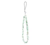 LRXIYODE Crystal Stones Phone Lanyard Stylish Beaded Hanging Chain for Mobile Phones Cameras Bags for Women Lost Wrist Strap Natural Gemstone Decor