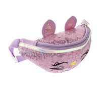 LRXIYODE Cute Cat Sequin Fanny Pack Waist and Crossbody Bag for Boys Teens with Comfortable Shoulder Strap