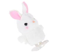 LRXIYODE Cute Plush Wind-up Bunny for Anxiety Relief Animal Wind Up Easy Operate Walking Rabbit Educational for Hand-eye Coordination and Cause Effect Learning