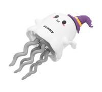LRXIYODE Dancing Octopus Halloween Wind-up Ghost Figure Interactive Crawling Sea Animal for Party Favors Sensory Soft Moving Squid Decor
