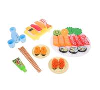 LRXIYODE Decorative Mini Japanese Sushi Model Realistic Fake Food Ornament for Pretend Play Early Education Photography Prop and Home Display