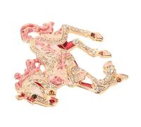 LRXIYODE Diamond Brooch Elegant Rhinestone Animal Pin for Women Clothing Vintage Horse Brooch As Dress Pin for Party Outfits