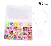 LRXIYODE Diy Educational Beaded Toy Set for Girls Made of Beads Puzzle Toy for Boys and Girls to Craft and Learn for Age