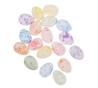 LRXIYODE DIY Foam Easter Decorative Eggs Speckled Miniature Ornaments for Party Crafts Versatile Adornments for Home School Commercial Festive Decorations