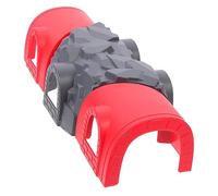 LRXIYODE DIY Train Tunnel Model Decorative Plastic Railway Tunnel Accessory for Boys and Safe Rounded Edges Scenic Cave for Imaginative Play and Train Expansion