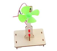 LRXIYODE DIY Wind Generator Model for Educational Science Experiment Hand Crank Dynamo Kit for Elementary Students