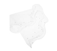 LRXIYODE Doll Bride Veil with Faux Pearl Wedding Veil for Costume Parties Elegant Doll Hair Accessory Versatile Decoration for Photoshoots and Collectible Moments