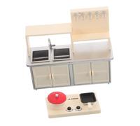LRXIYODE Dollhouse Kitchen Stove Miniature Cooking Accessory for Safe Pretend Play Induction Cooker with Realistic Details for Role Play and Imaginative Fun
