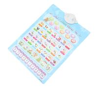 LRXIYODE Double-sided Audio Hanging Picture Educational Toy for Boys and Girls Arabic and English Alphabet Chart Interactive Learning Alphabet Poster for Classroom
