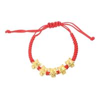 LRXIYODE Dragon Protection Bracelet for Women Braided Rope Wristband Zodiac Sign Jewelry Soft Comfortable Five Blessings Dragon Charm