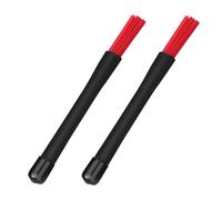 LRXIYODE Drumsticks for Drumset Percussion Instrument Red Jazz Drumsticks 5a Wood Tip Pair for Acoustic and Electric Drumming