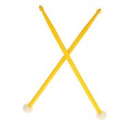 LRXIYODE Durable Double End Practice Drumsticks for Percussion Versatile Nylon Tip Sticks for Band Concert Cafe Performances Ergonomic Design Reduces Hand Fatigue Suitable for Beginners