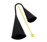 LRXIYODE Educational Agogo Bell Handheld Traditional Latin Percussion Instrument for Boy Girl Binaural Design for Enhanced Auditory Skills for Toddlers Music Development