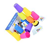 LRXIYODE Educational Stacking Cups for Cups for Interactive Parent Games Safe Early Learning Plaything for Developing and Motor Skills