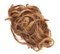 LRXIYODE Elastic Curly Hair Bun Piece with Ponytail Extension for Women Lightweight Updo Accessory with Stretchy Band Adds Volume and Fullness for Wedding Prom and Daily Wear