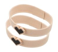 LRXIYODE Elastic Heart Decorative Heel Straps for Flat Shoes Loose Replacement Shoe Straps with Pearl Design Stretchy Bands for Secure Fit and Stylish Look