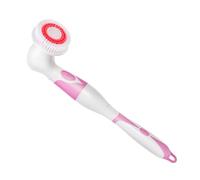 LRXIYODE Electric Body Wash Brush Long Handle Rechargeable Electric Back Bath Brush Deep Cleansing Shower Scrubber for Men and Women Bathroom Cleaning Random Color