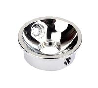 LRXIYODE Electric Guitar Jack Plate with Screws Silver Finish Compatible with Tl Guitars Fits Metric Jack Sockets Standard