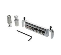 LRXIYODE Electric Guitar Replacement Bridge Tailpiece Adjustable Guitar Tailpiece Bridge for Improved Tuning Stability Enhanced Sound Transmission Quick Installation and Upgrade