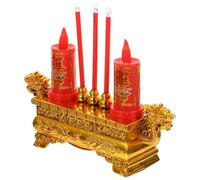 LRXIYODE Electric Incense Burner Plastic Offering Sacrifice with LED Light, Safe and Secure Design, Fine Workmanship, Suitable for Desk Decoration and Sacrificing Use in Buddhist Hall