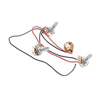 LRXIYODE Electronic Guitar Circuit Wiring Harness for Electric Guitar Supplies Pots Plastic Parts Metal Components Tools and Accessories