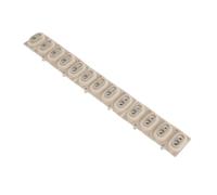 LRXIYODE Electronic Piano Conductive Glue Keyboard Repair Parts Key Contact Strips Conductive Silicone Contact Pad Organ Key Switch Repair Pad Electronic Organ Silica Gel Light Grey