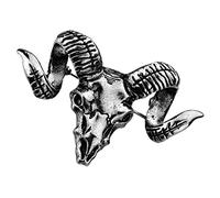 LRXIYODE Elegant Goat Brooch Pin Fashion Lapel Pin for Men Women Stylish Collar Accessory for Prom Jewelry Weddings Dinners and Business Meetings