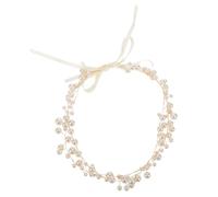 LRXIYODE Elegant Pearl Bridal Hair Vine Lightweight Comfortable Wedding Headband for Women Bridesmaids Party Hair Jewelry with Timeless Classic Design