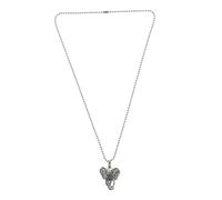 LRXIYODE Elephant Pendant Aromatherapy Necklace Essential Oil Diffuser Locket with Lava Bead Reusable Perfume Choker for Women Suitable for Special Occasions and