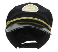 LRXIYODE Embroidered Cotton Captain Hat for Comfortable Breathable Sailor Cosplay Accessory for Nautical Halloween Boat and Costume Parties Lightweight and Stylish Performance Cap