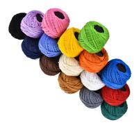LRXIYODE Embroidery Thread with Good Touch Feeling Made of Artificial Cotton Multi-Color Cross Stitch Floss Set Random Color for Banner-Making and Earrings Hand Sewing