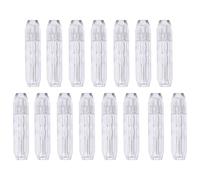 LRXIYODE Empty Lightweight Shaped Gloss 15pcs Tubes 2.5ml Refillable Lip Balm Bottles Lipstick Bottles for Travel and Trip